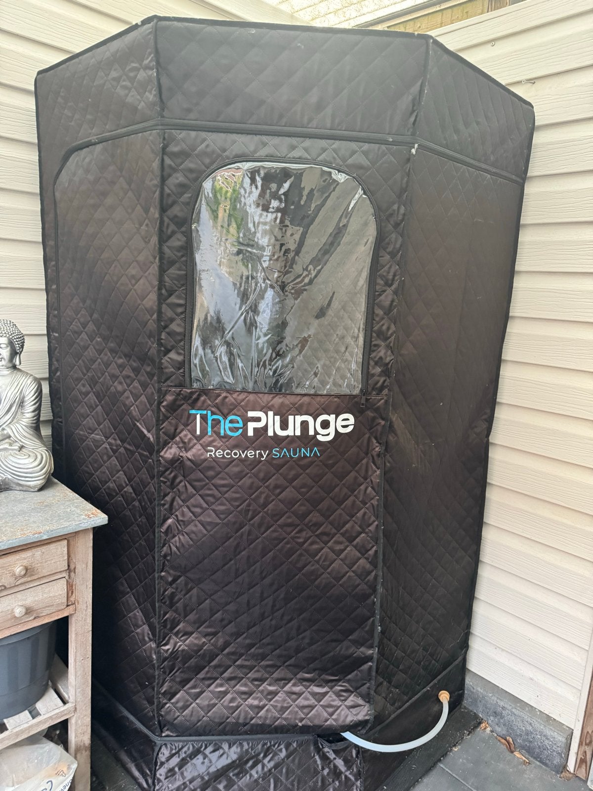 The Plunge Recovery Sauna - Draagbare Stoom Sauna, Sport en Fitness, Sauna, Ophalen, Zo goed als nieuw, Fins of Traditioneel, Complete sauna