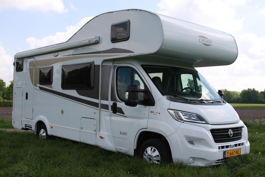 Hymer Carado A461 alkoof airco stapelbed camera zonnepaneel, Alkoof, Fiat, Bedrijf, Afzuigkap