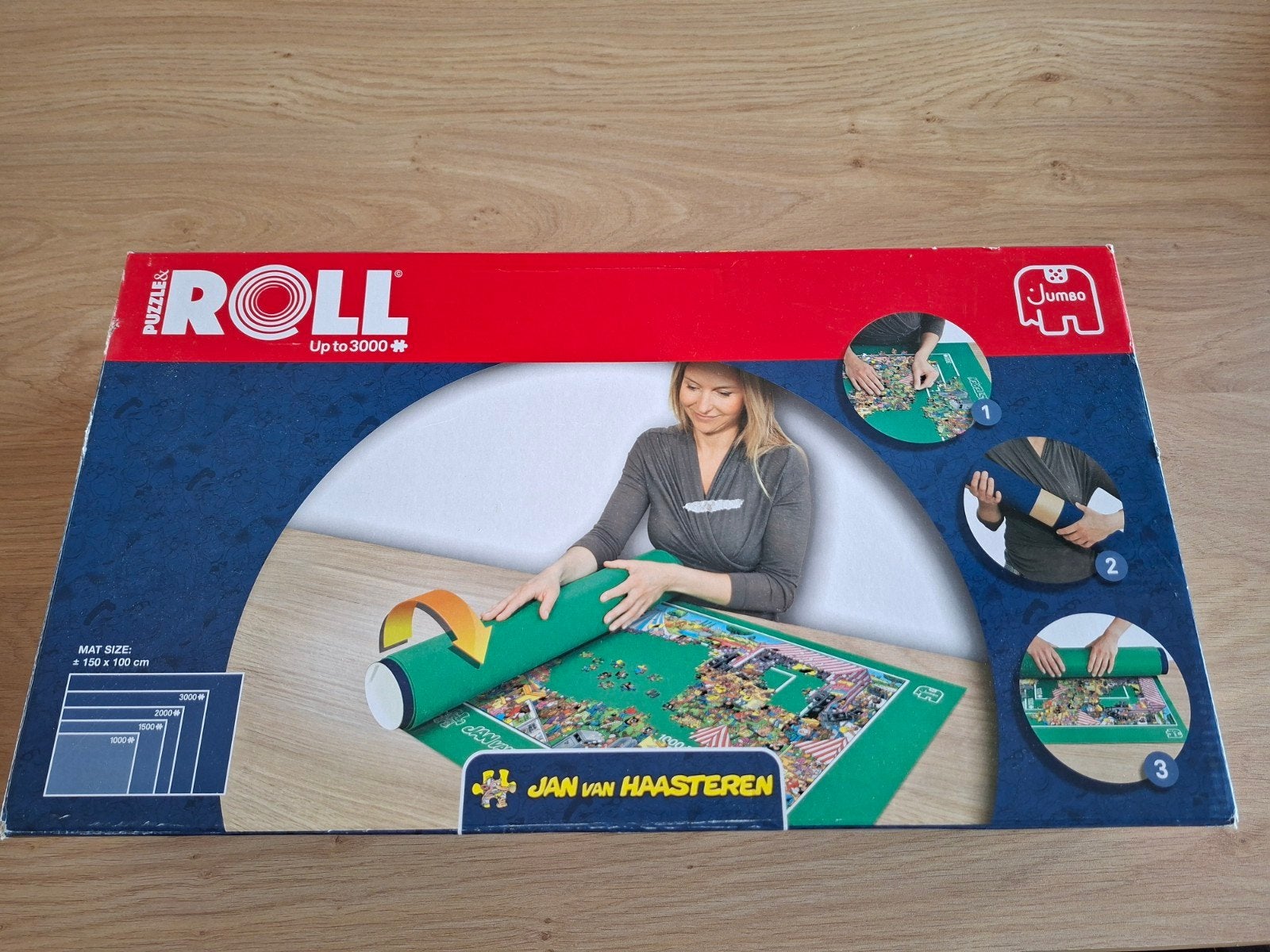Puzzelrol Jan van Haasteren tot 3000 st, Ophalen of Verzenden, Meer dan 1500 stukjes, Zo goed als nieuw, Overige typen