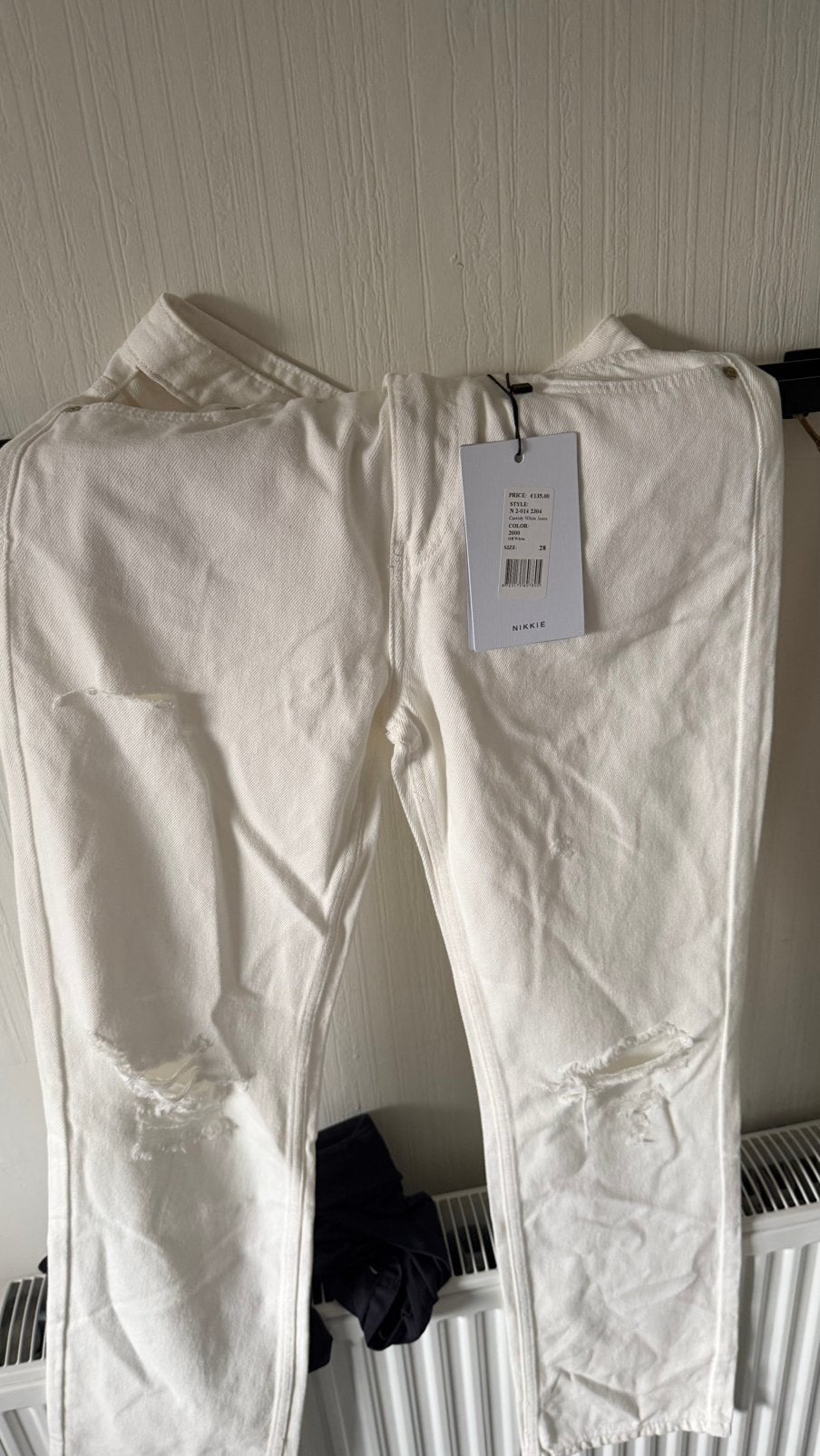 Nikkie broek nieuwe, Maat 38/40 (M), Wit, Nieuw, Ophalen of Verzenden