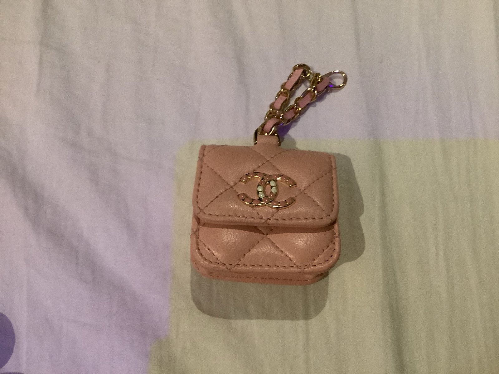Chanel Sleutelhanger - Roze Mini Tasje, Ophalen of Verzenden, Zo goed als nieuw, Merk