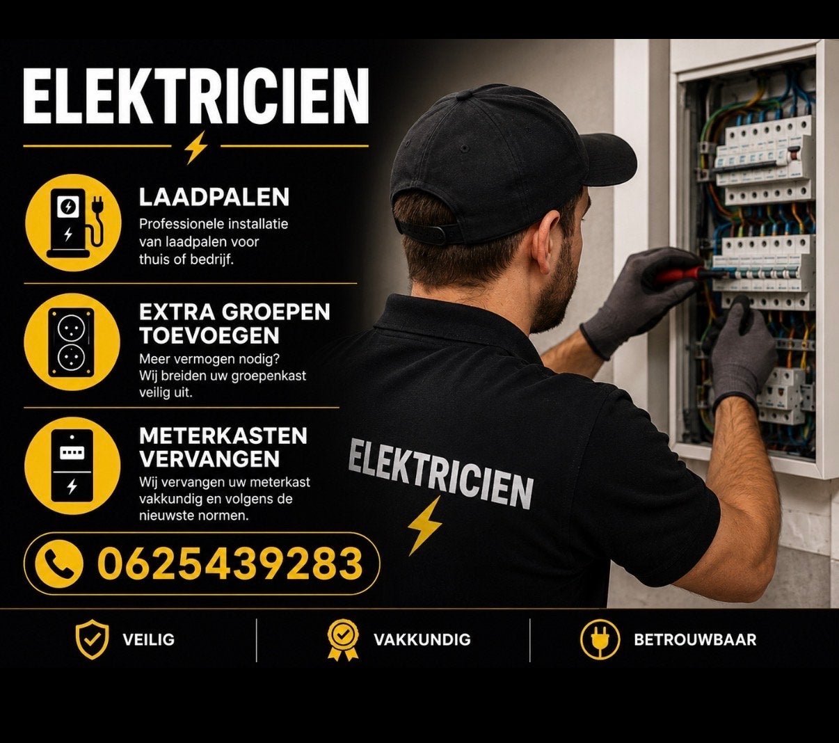 MG elektro- electricien, 24-uursservice