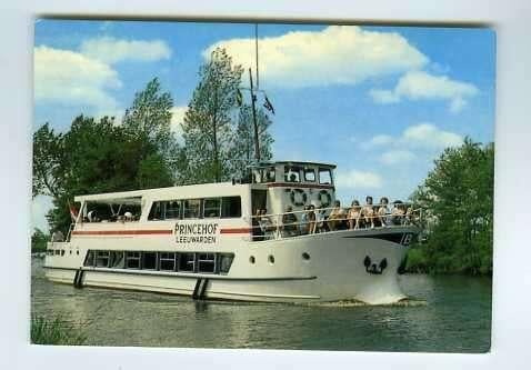 scheepvaart-foto/kaart-LEEUWARDEN-princehof, Ophalen of Verzenden, 1940 tot 1960, Gelderland