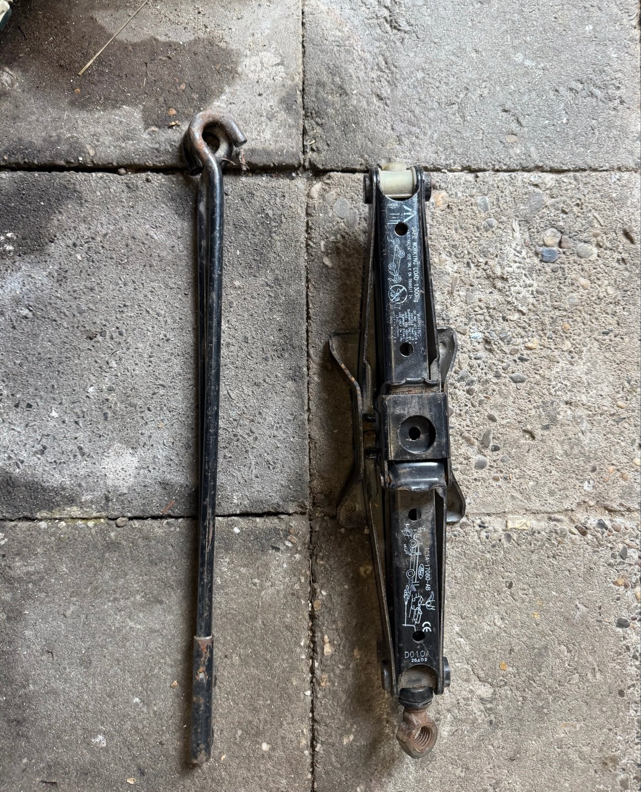 Schaarkrik tot 1300kg, Auto diversen, Ophalen of Verzenden, Gebruikt, Manueel, Schaarkrik