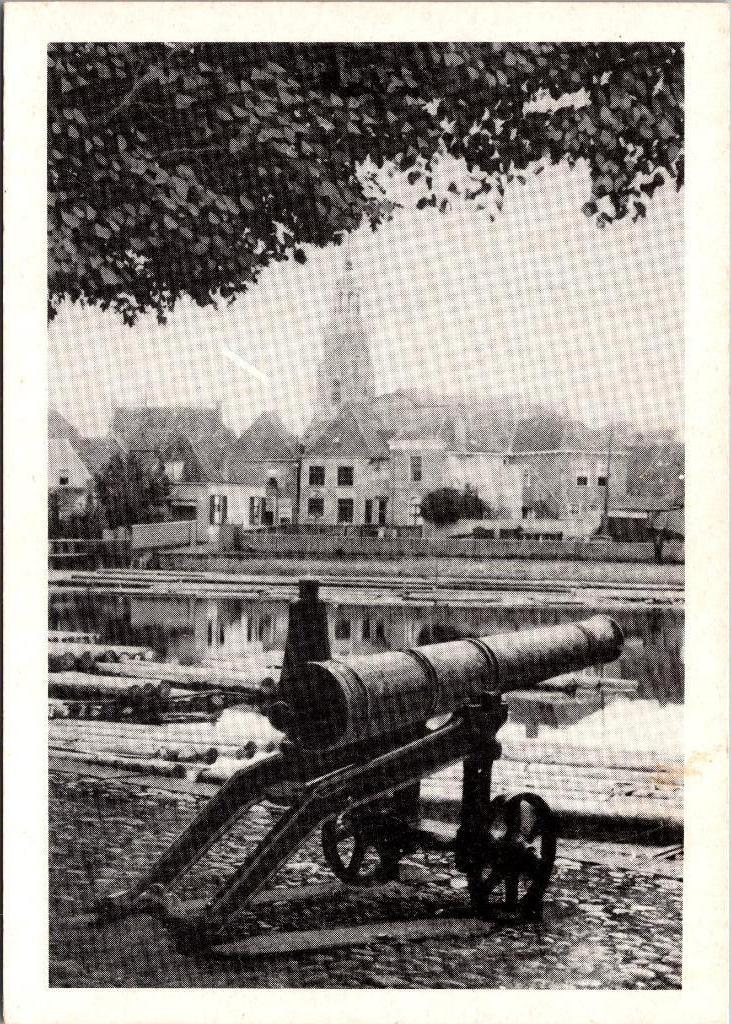 Blokzijl - Hoogwaterkanon, Verzenden, 1940 tot 1960, Ongelopen, Overijssel