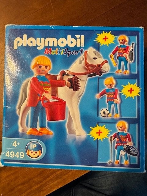 Playmobil Paard en Verzorger 4949, Complete set, Ophalen of Verzenden, Zo goed als nieuw, Figuren