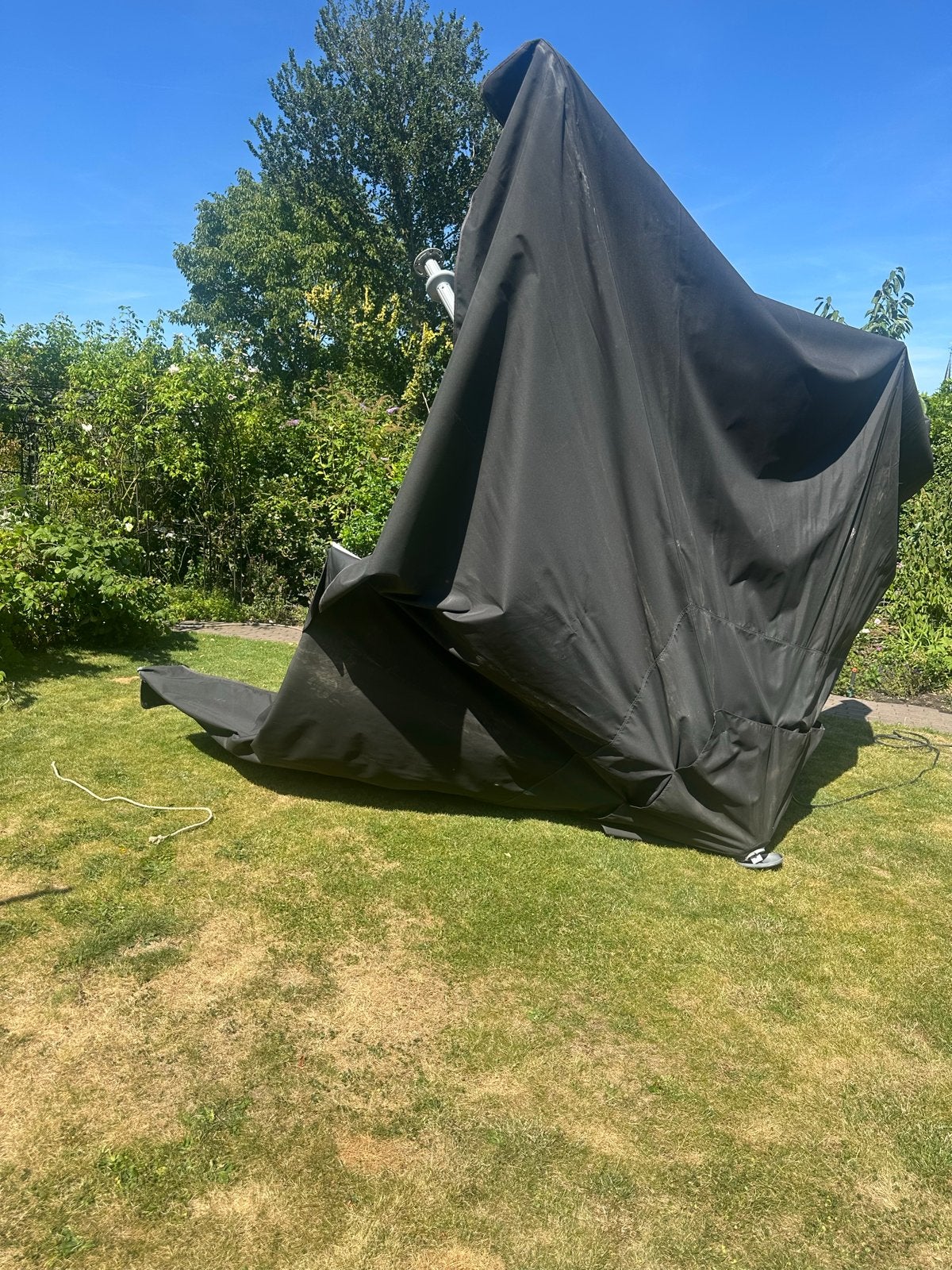 Horeca parasol diam 5.5 -6meter, Ophalen, Gebruikt, Meer dan 4 meter, Overige typen