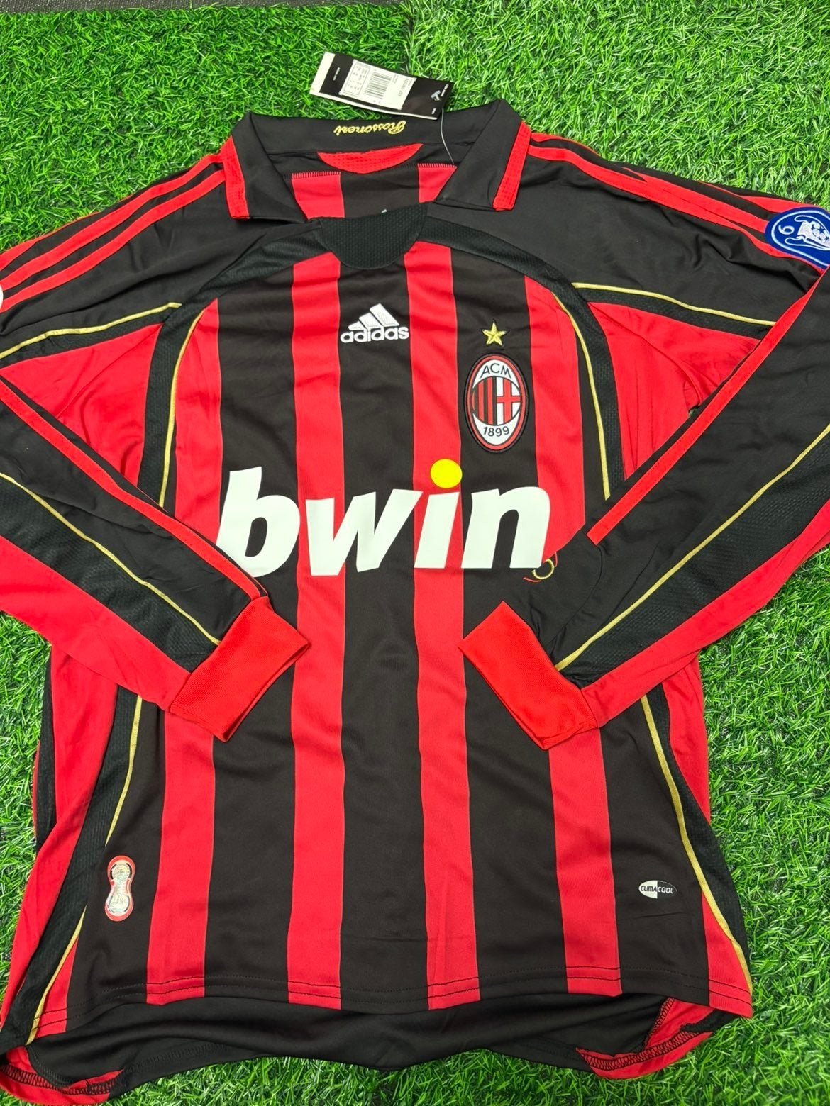 AC Milan voetbalshirt lange mouw Kaka #22 - Maat M, Maat M, Ophalen of Verzenden, Nieuw, Shirt