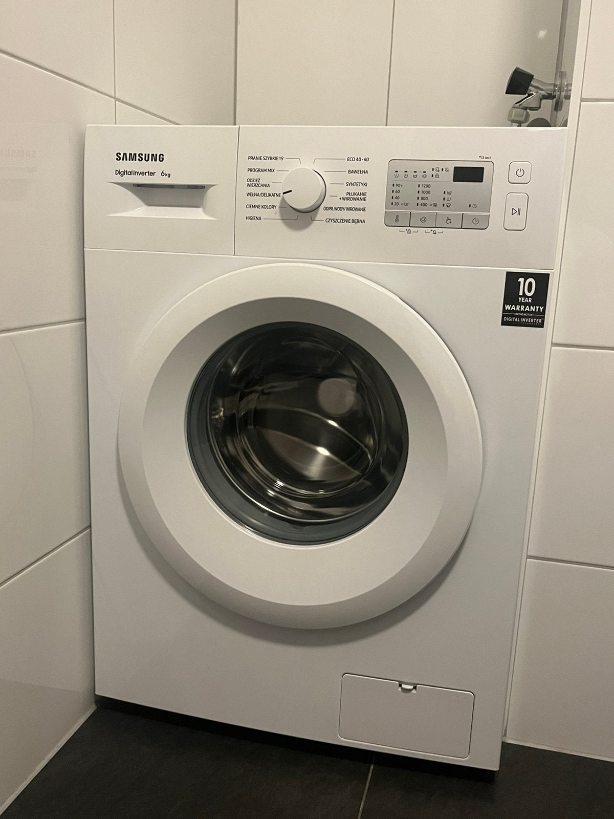 Samsung Slim Washing Machine 6kg, Ophalen, Zo goed als nieuw, Voorlader, Kort programma