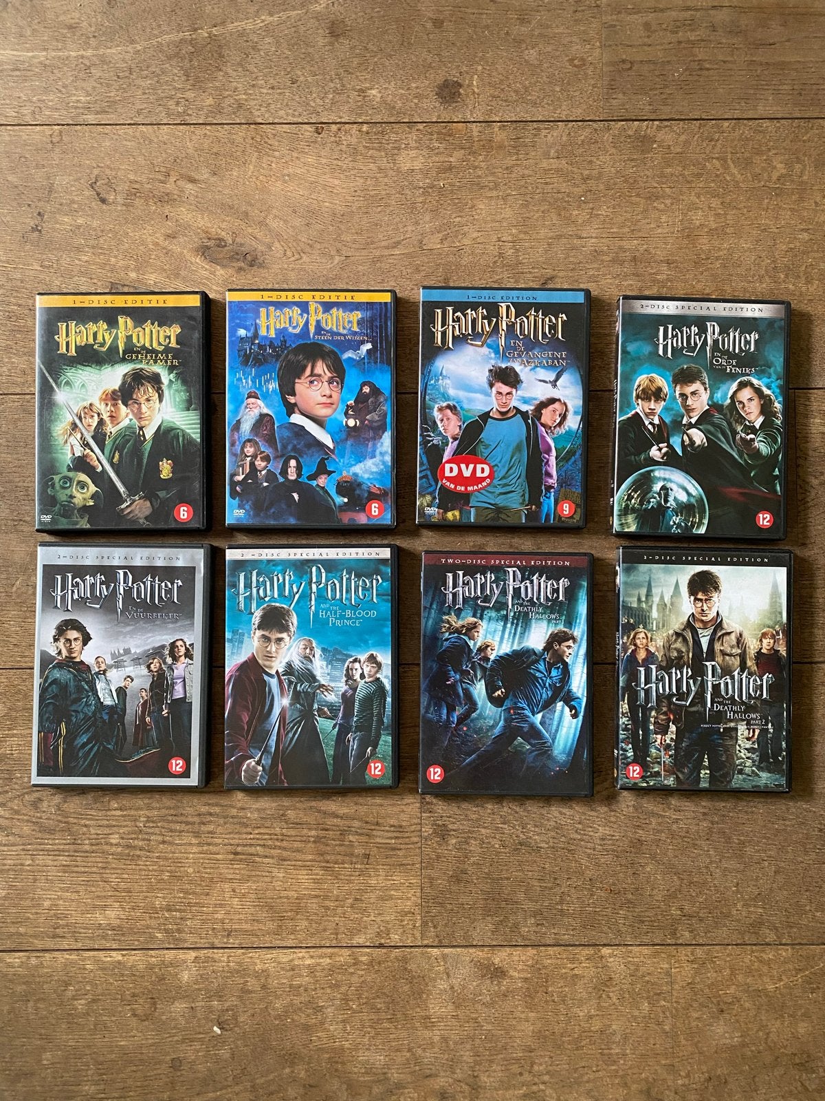 Harry Potter complete DVD collectie (8 films), Speciale editie, Nederlands, Ophalen of Verzenden, Vanaf 12 jaar