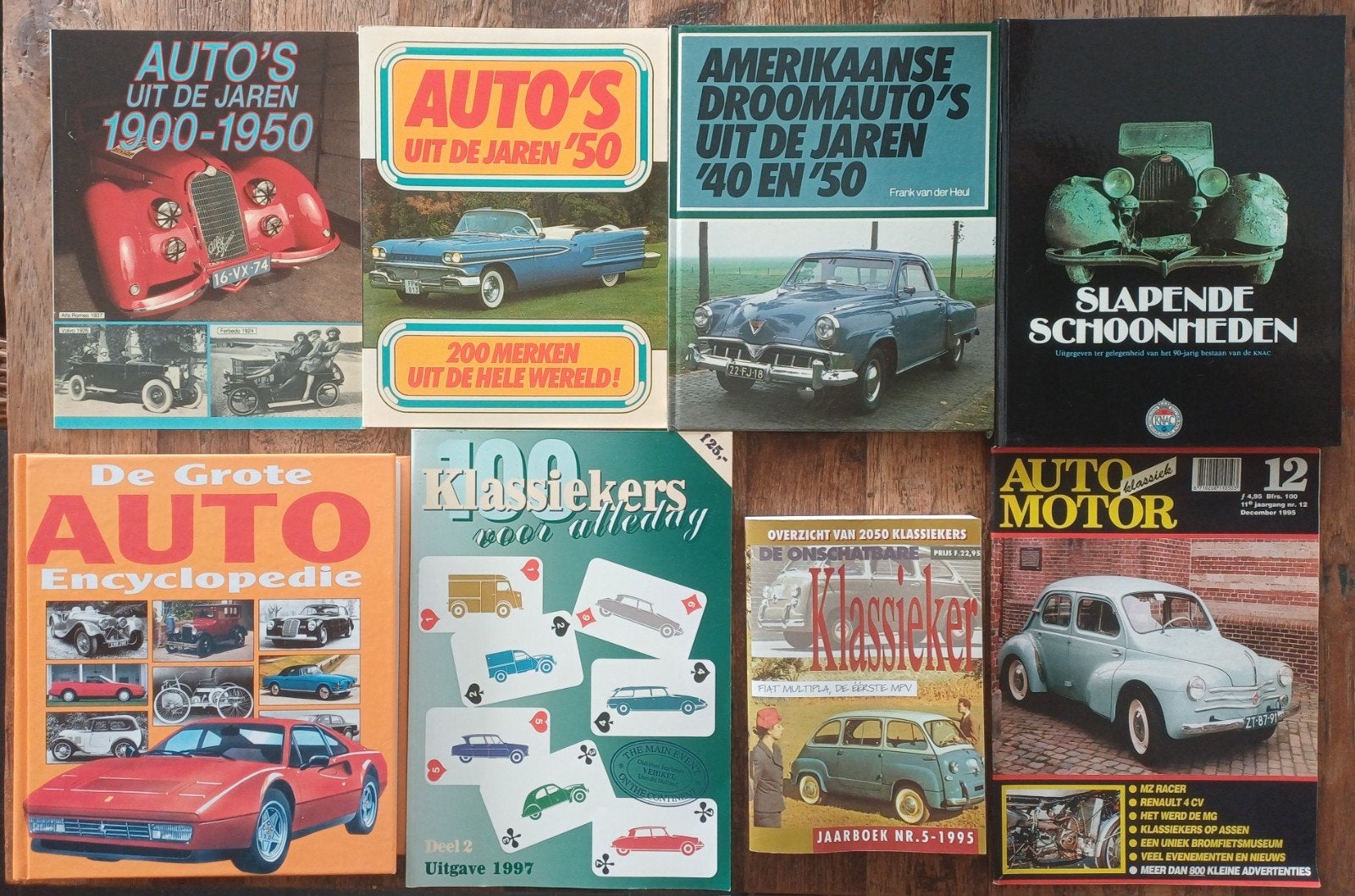 8 Autoboeken Oldtimers Slapende Schoonheden Klassiekers € 35, Boeken, Ophalen, Algemeen