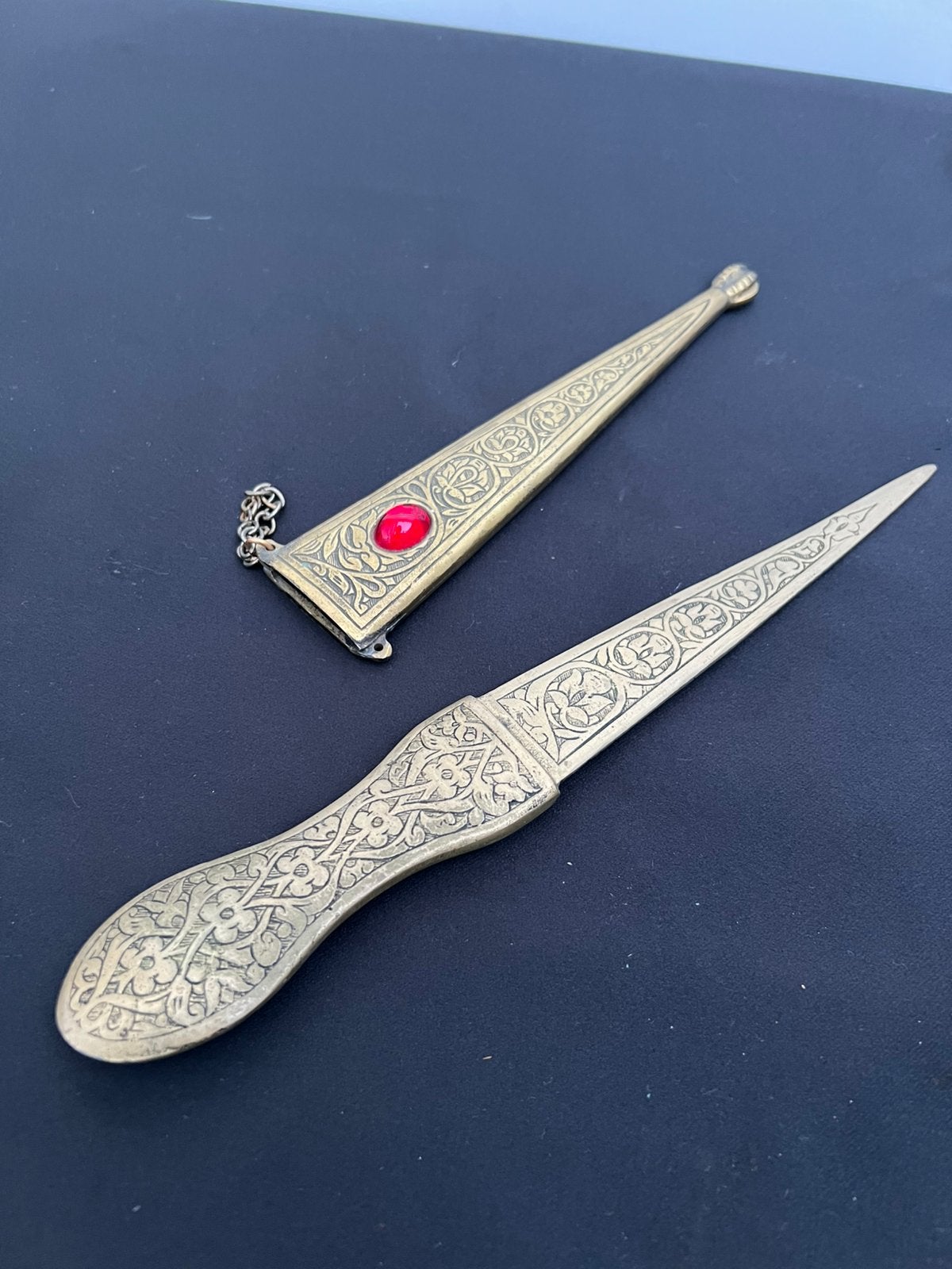 Te Koop : Messing Briefopener Turkey Brief Opener, Ophalen of Verzenden, Koper