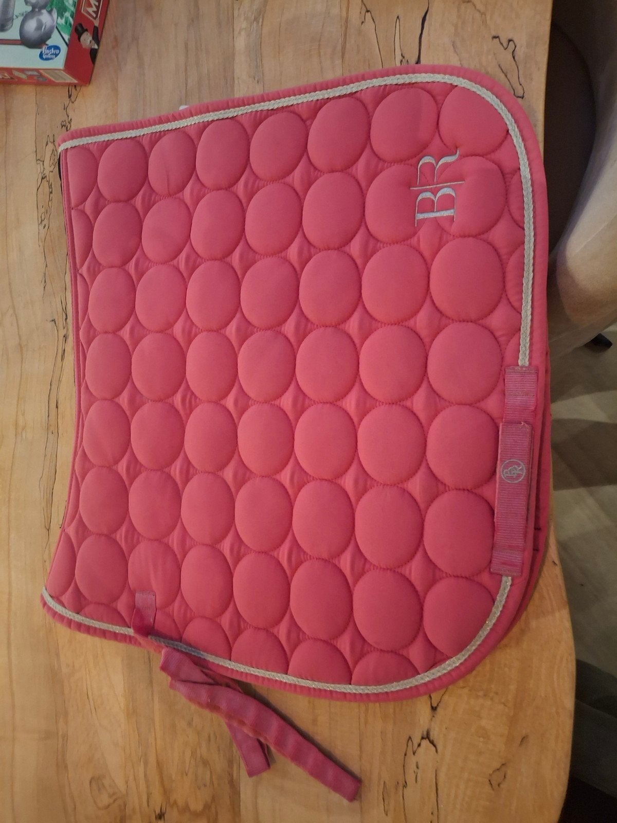 Paardendekje BR roze-zilver, Dieren en Toebehoren, Paarden en Pony's | Dekens en Dekjes, Full (L), Dressuurdekje, Ophalen of Verzenden