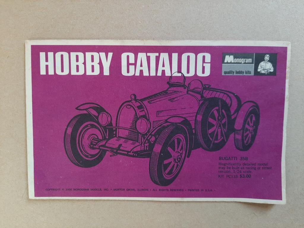 Monogram Hobby Catalogus 1966., Hobby en Vrije tijd, Gebruikt, 1:32 tot 1:50, Overige typen, Ophalen of Verzenden