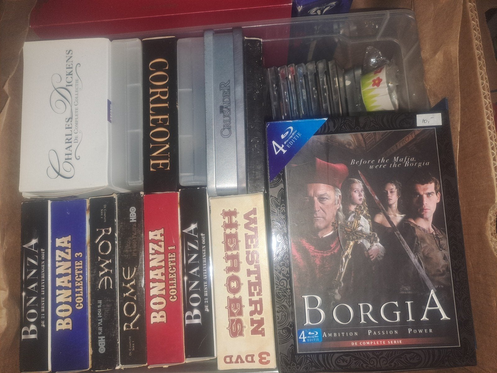 Diverse DVD en Blu-ray collectie: Borgia, Bonanza, Rome, Cd's en Dvd's, Dvd's | Tv en Series, Ophalen of Verzenden, Complete serie