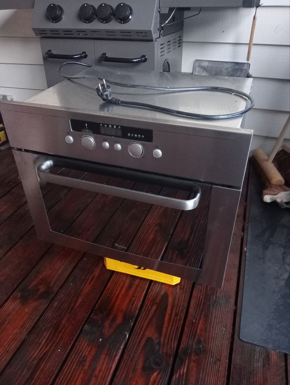 Whirlpool AMW 520/IX Combi-oven - Goed en Netjes, Witgoed en Apparatuur, Ophalen, 45 tot 50 cm, Whirlpool, Gebruikt