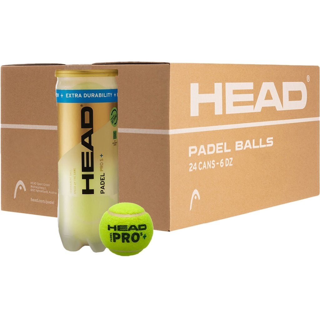 HEAD Padel Pro S+ – Doos 24 x 3 ballen, HEAD Benelux B.V., Plesmanstraat 1, 3833 LA Leusden, Nederland, Nieuw, Ophalen of Verzenden