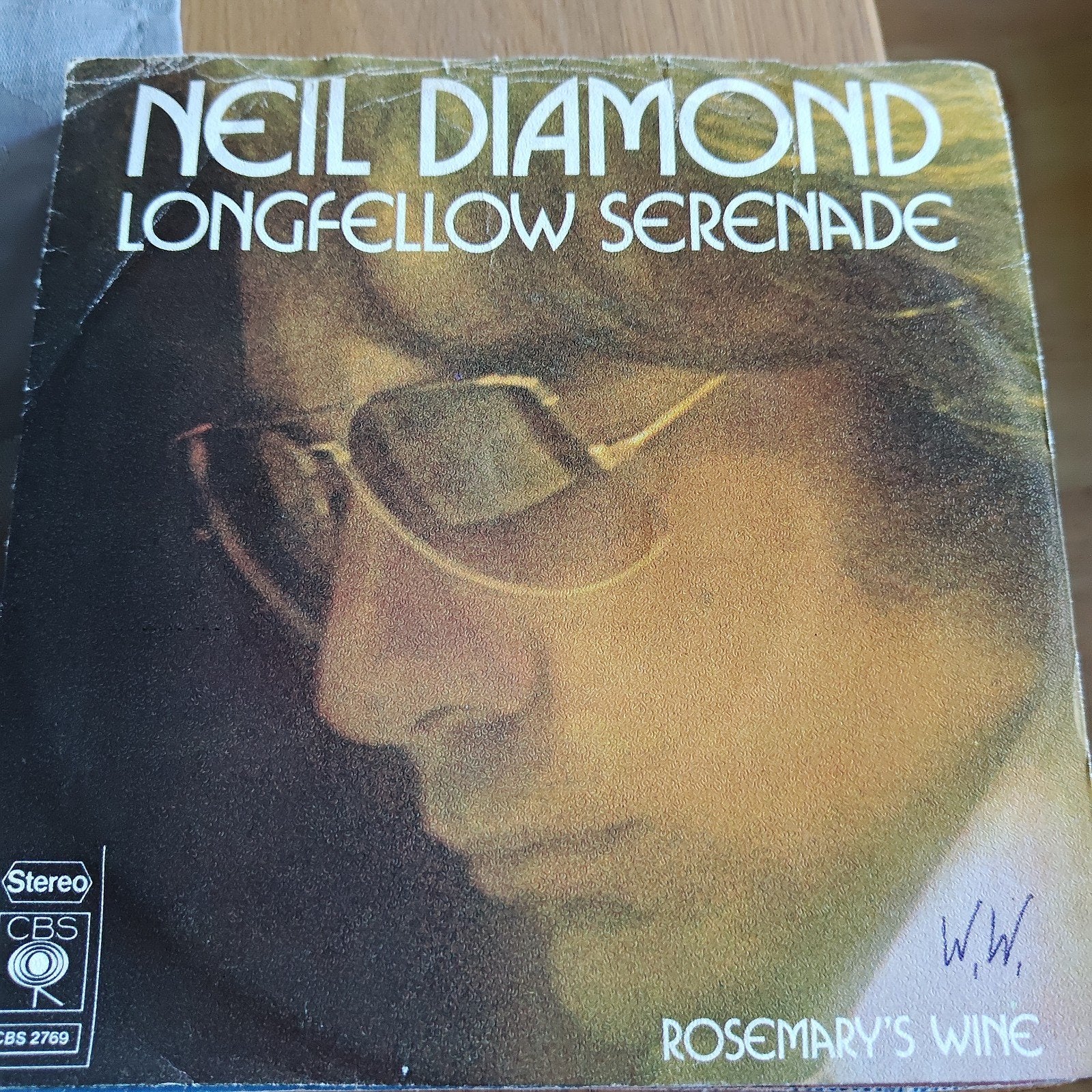 Neil Diamond - Longfellow Serenade  Rosemary's Wine (Single), Gebruikt, 7 inch, Ophalen of Verzenden, Pop
