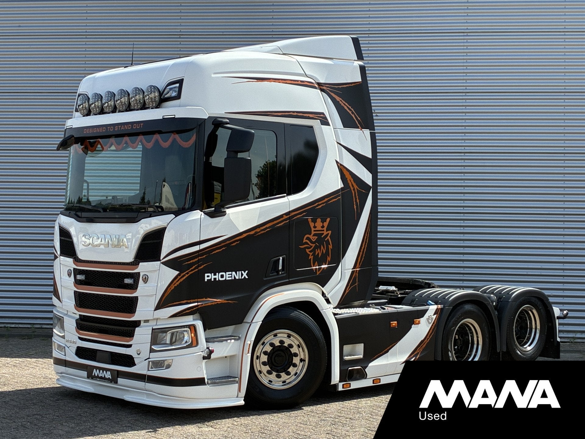 Scania R530 V8 6x2 LL Phoenix SHOWTRUCK // BUFFL opbouw - Li, Auto's, Automaat, Scania, Wit, Leder