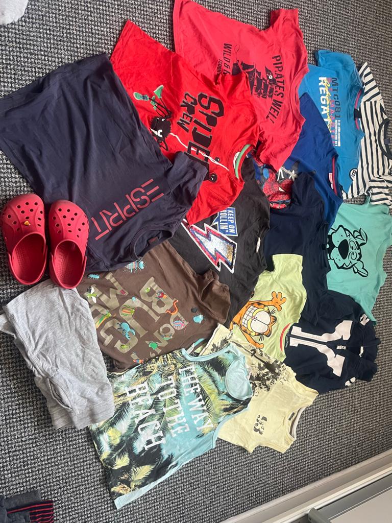 Zomer kledingpakket jongens maat 122/128, Ophalen of Verzenden, Gebruikt, Maat 128