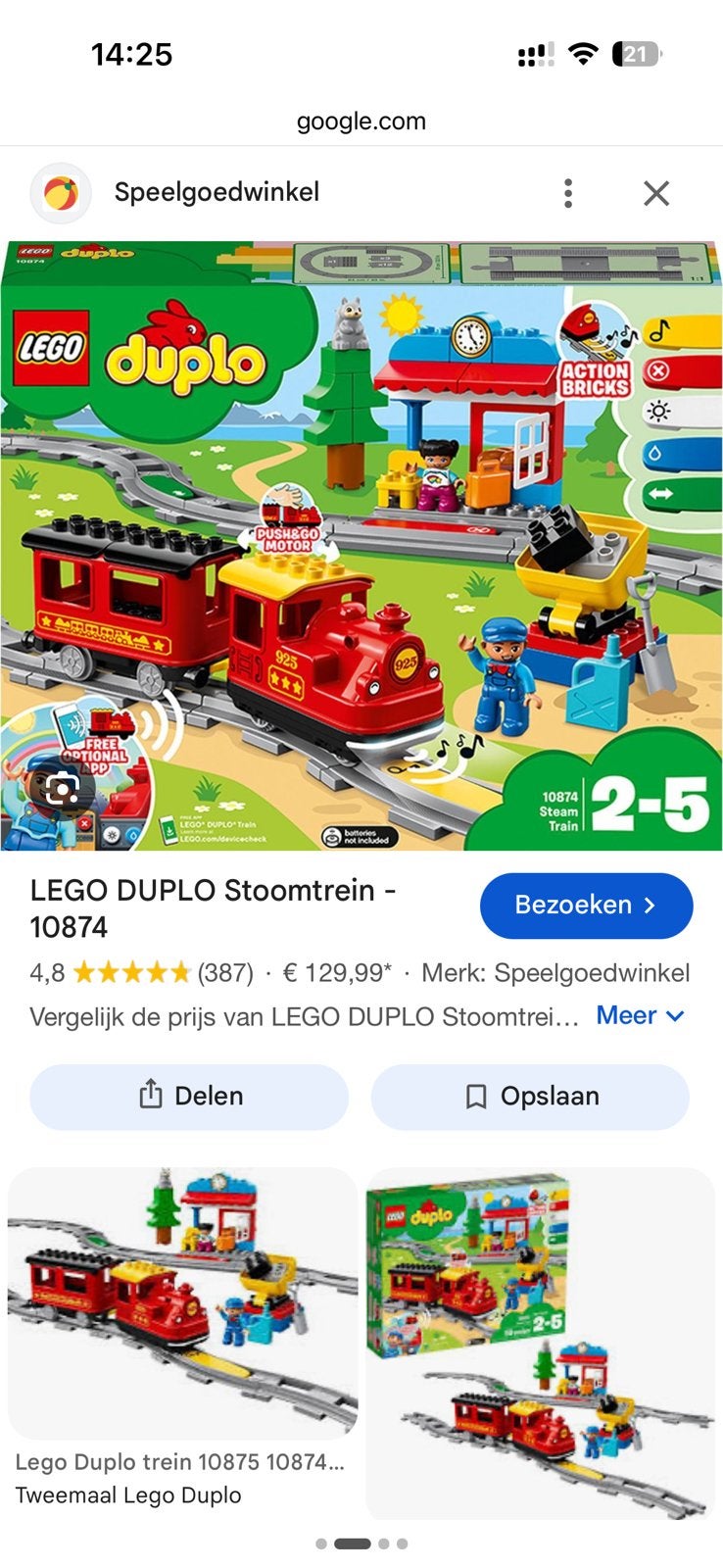 Lego duplo treinen