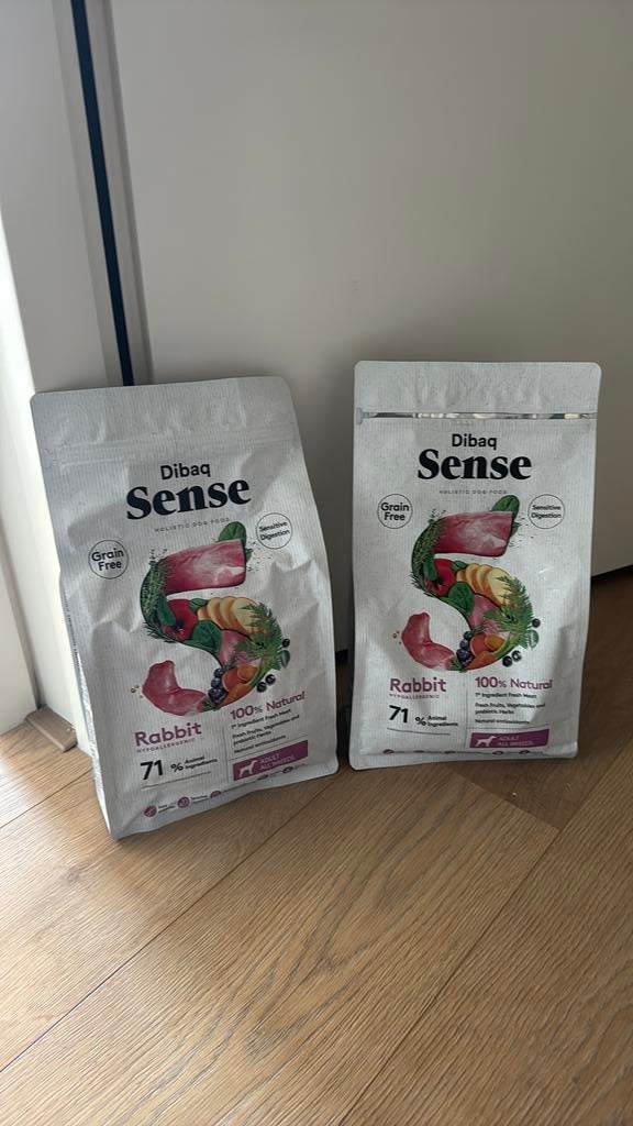 Dibaq sense Rabbit Nieuw + aangebroken zak, Dieren en Toebehoren, Ophalen, Hond