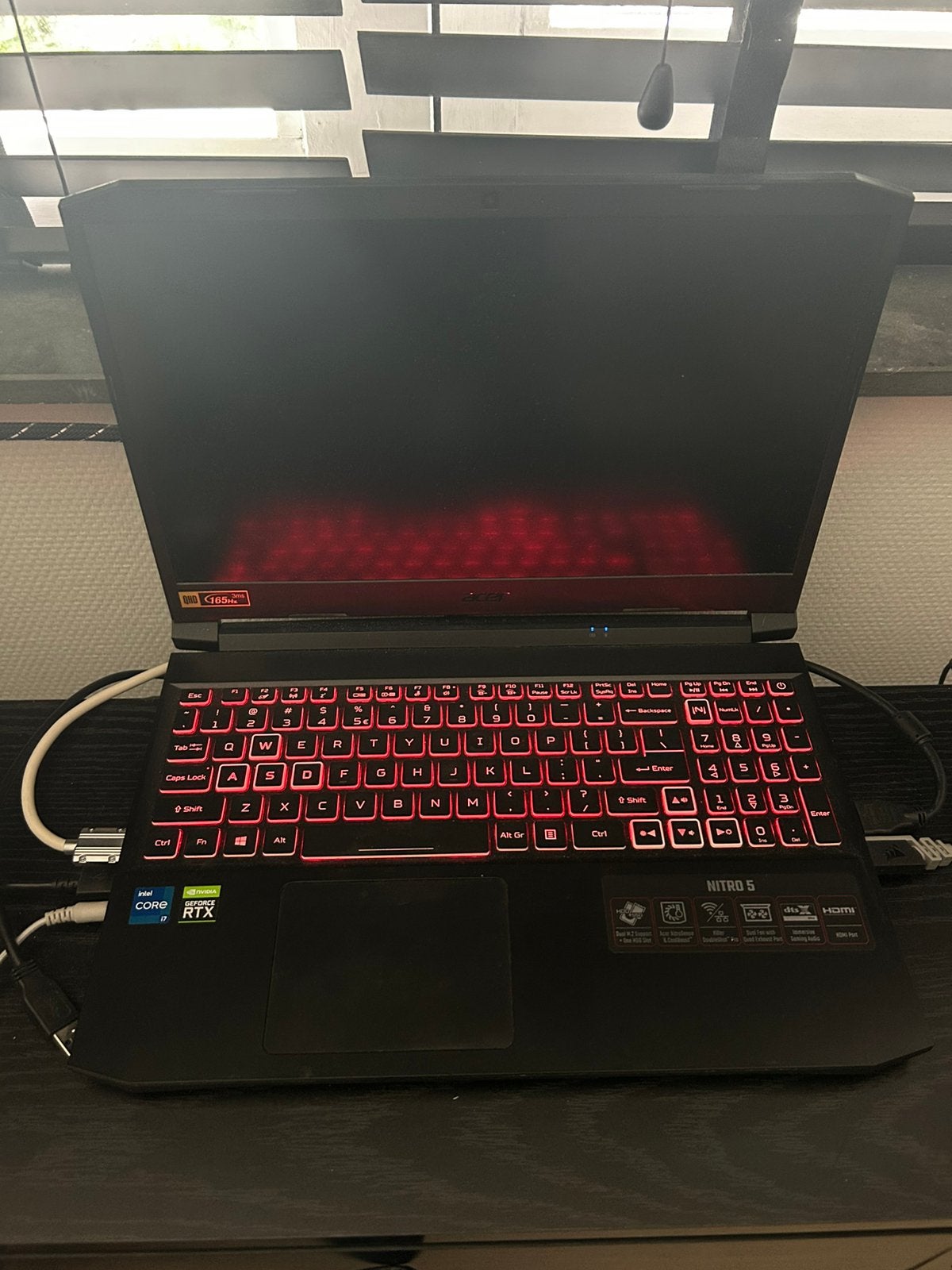 Laptop Acer Nitro 5 i7 11th 3060 16GB RAM 1500gb opslag, Ophalen, Met videokaart, 2 tot 3 Ghz, Zo goed als nieuw