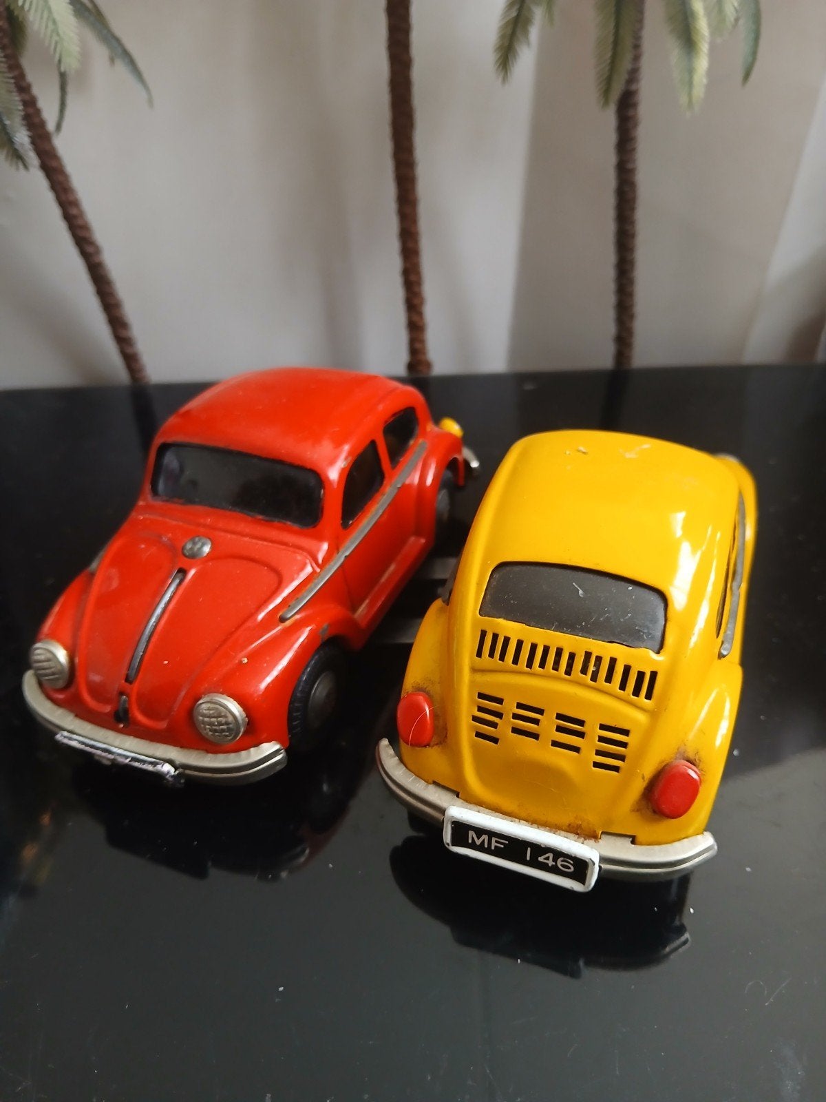 2x blikken VW kever. MF 146, Antiek en Kunst, Ophalen of Verzenden