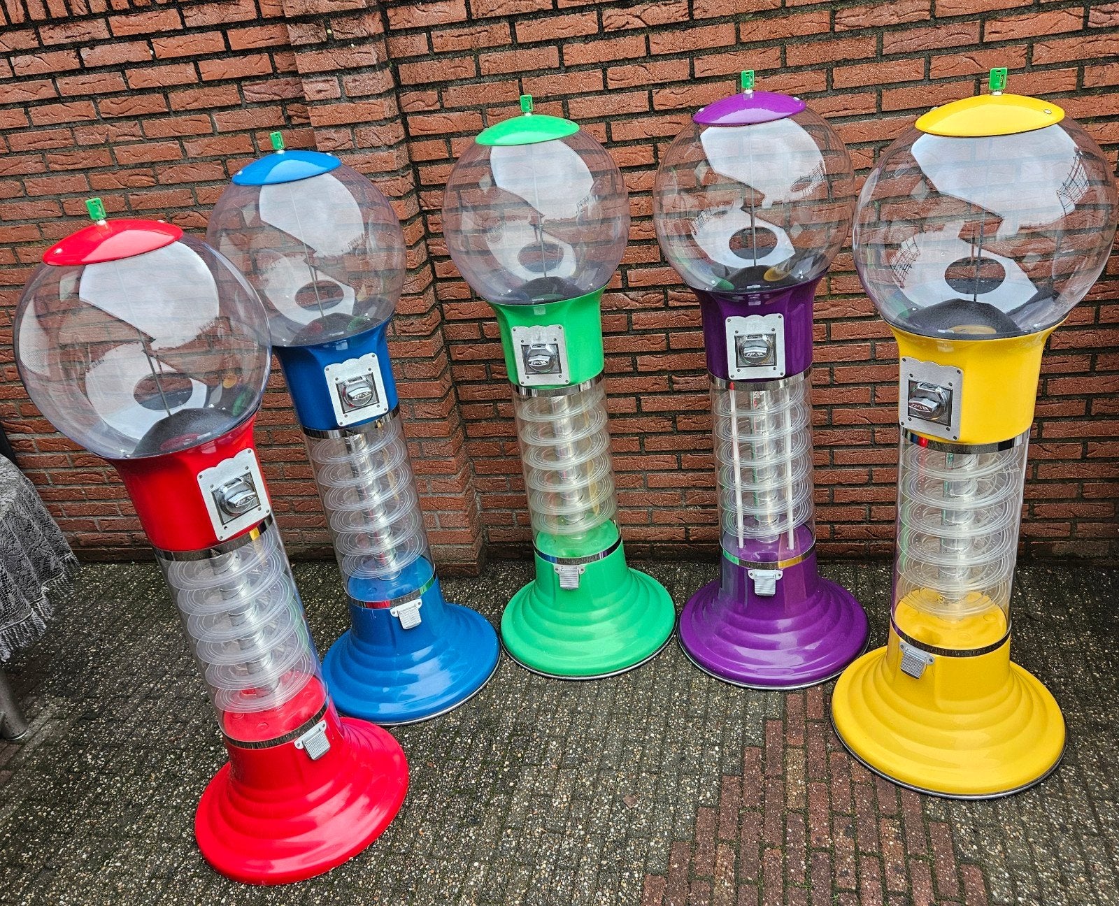 FIFTIES SIXTIES BEAVER SPIRAAL KAUWGOMBALLEN AUTOMATEN, Ophalen, Zo goed als nieuw