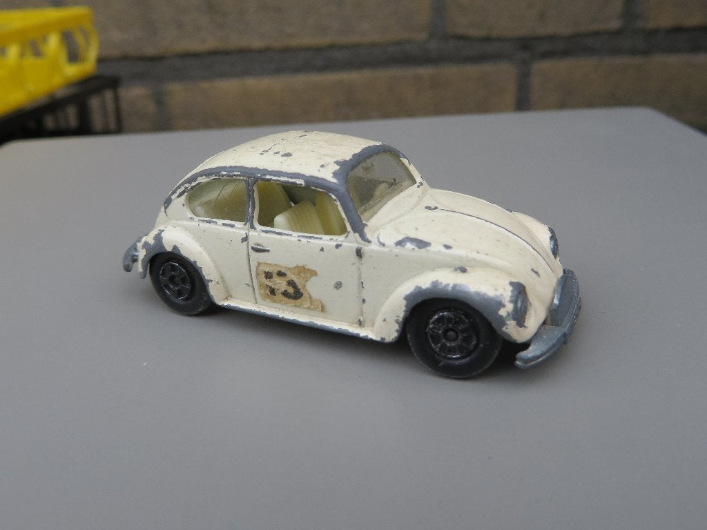Matchbox No 15 Volkswagen 1500 Saloon wit, Hobby en Vrije tijd, Ophalen of Verzenden, Gebruikt, Auto