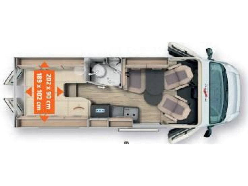 Malibu Diversity Coupe 640 LE K Lengtebedden, Automaat, Caravans en Kamperen, Campers, Automaat, Buscamper of Camperbus, Hordeur