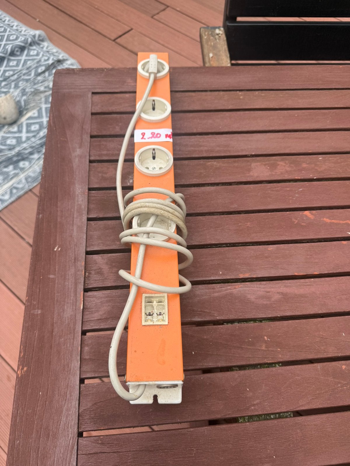 Stekkerblok, Ophalen of Verzenden, Gebruikt, Kabel of Snoer
