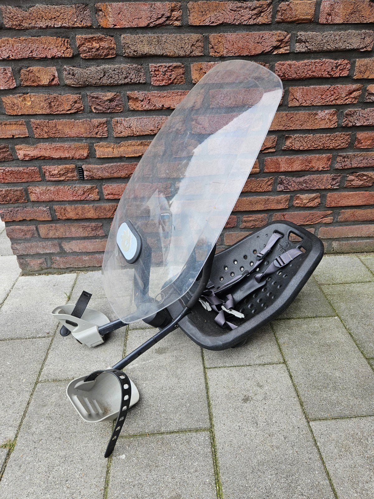 Bobike fietszitje met windscherm, Voorzitje, Ophalen of Verzenden, Bobike, 0 t/m 13 kg