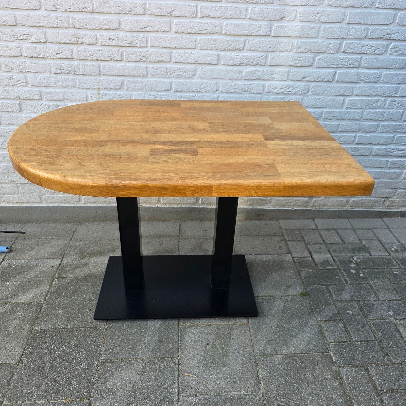 eetkamer tafel , keuken tafel, Huis en Inrichting, Tafels | Eettafels, 100 tot 150 cm, Zo goed als nieuw, Overige vormen, Eikenhout
