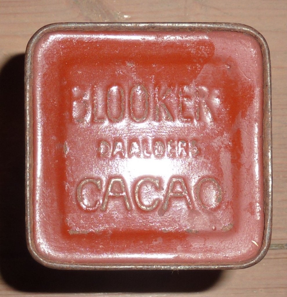 BLOOKER DAALDERS CACAO brocant busje blikje, Verzamelen, Blikken, Ophalen of Verzenden, Gebruikt, Overige