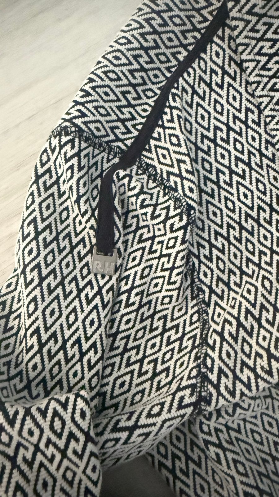 Roosenstein-Wolke Jasje Zwart/Wit Patroon, Kleding | Dames, Maat 38/40 (M), Zwart, Ophalen of Verzenden, Zo goed als nieuw