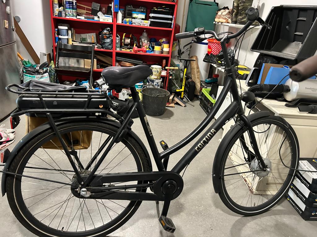Cortina U1 electrische fiets met defect, Fietsen en Brommers, Elektrische fietsen, Ophalen, Gebruikt, Cortina, 51 tot 55 cm