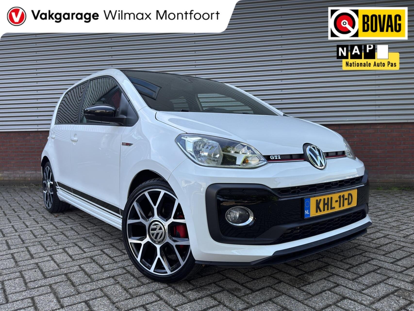 Volkswagen Up! 1.0 TSI GTI|Clima|Beats|Cruise|DAB|Stoelverwa, 970 kg, Stof, Gebruikt, Met garantie (alle)