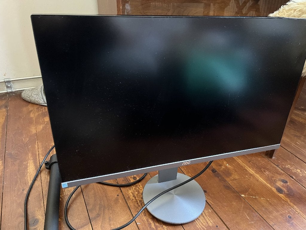 AOC U2790PQU monitor inclusief standaard en monitorarm, Computers en Software, Gebruikt, IPS, In hoogte verstelbaar, AOC