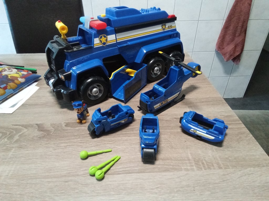Paw Patrol Chase 5 in 1 ultimate cruiser compleet, Ophalen, Gebruikt