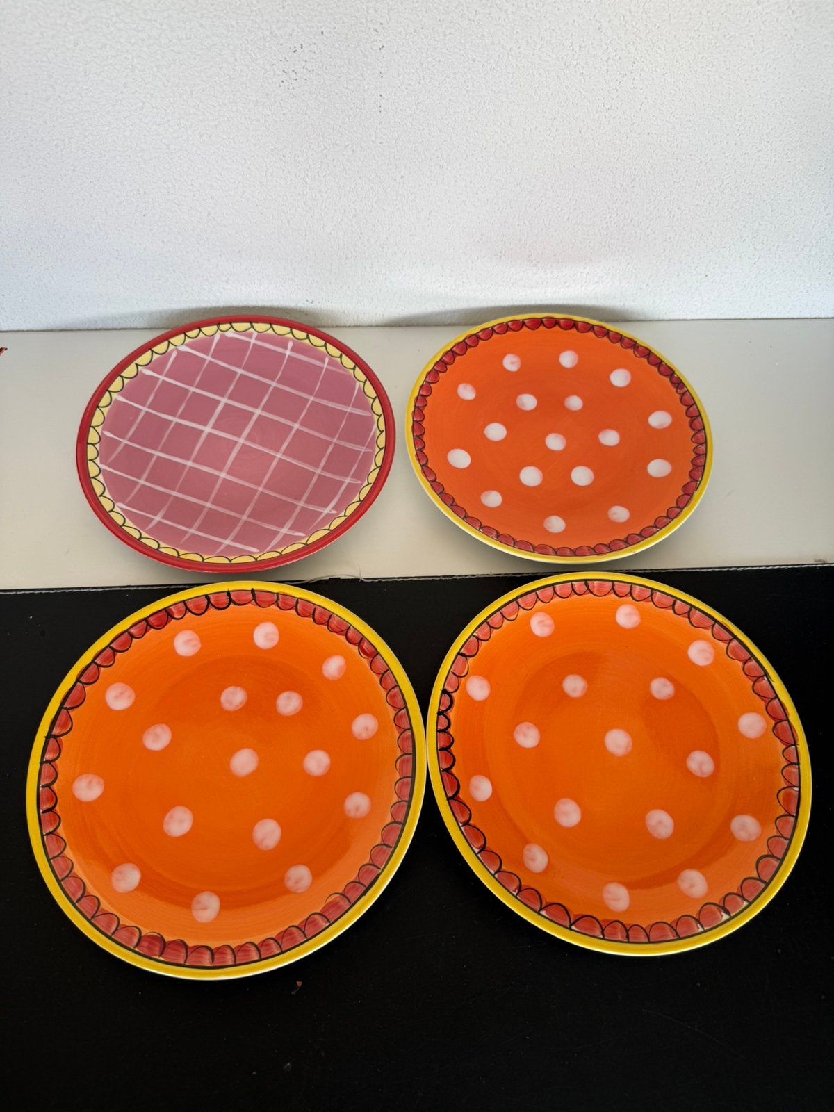 4 ontbijtborden blond Amsterdam, Blond Amsterdam, Ophalen of Verzenden, Zo goed als nieuw, Bord(en)