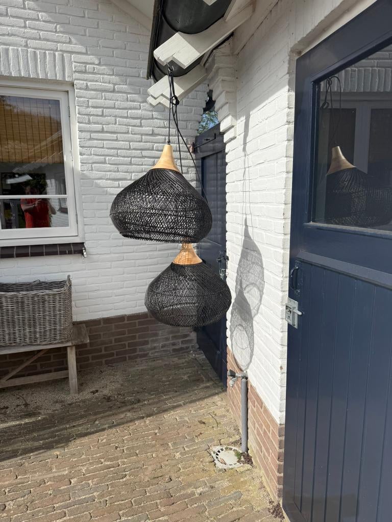 hanglamp Drum Zwart, Ophalen, Nieuw, Kunststof