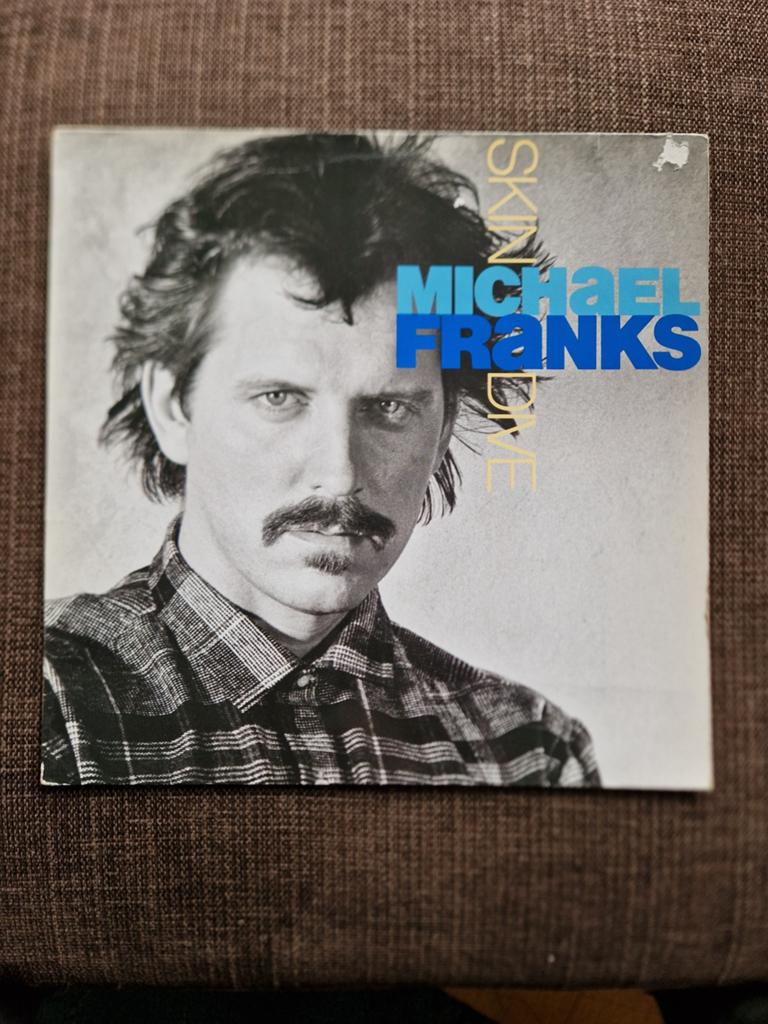 Michael Franks - Skin Dive LP (Jazz, 1985), Gebruikt, Originele persing, Ophalen of Verzenden, 12 inch
