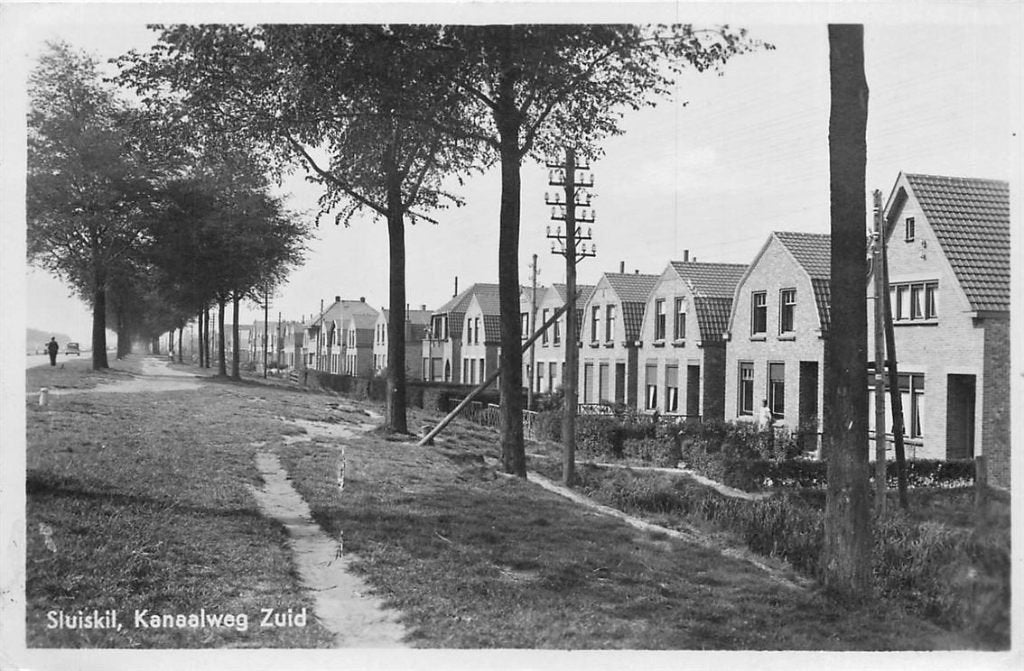 378-361-043 Sluiskil Kanaalweg Zuid, Verzamelen, Ansichtkaarten | Nederland, Verzenden, Voor 1920, Zeeland