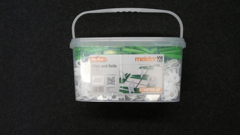 Meister Nivelleersysteem voor tegel clips en afstandhouder, Ophalen, Overige materialen, Overige typen, Nieuw