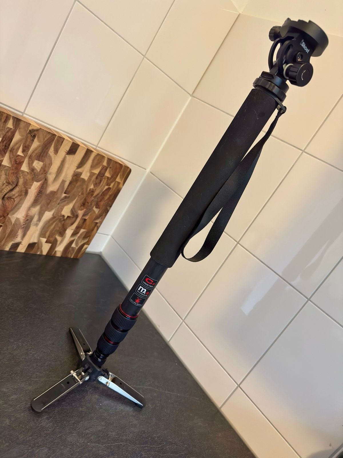 Redged Carbon Monopod met swivel kop, Overige merken, Met balhoofd, Eenpoot, Ophalen of Verzenden
