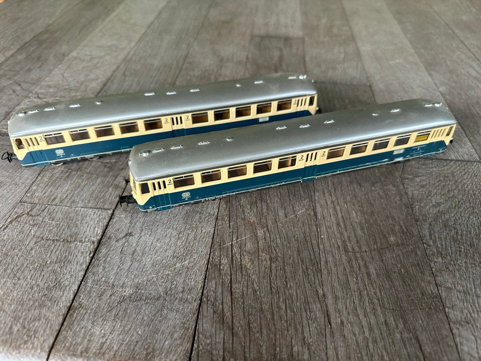 Märklin DB rijtuigen 2e klas - 2 stuks, Wisselstroom, Gebruikt, Wagon, Ophalen of Verzenden