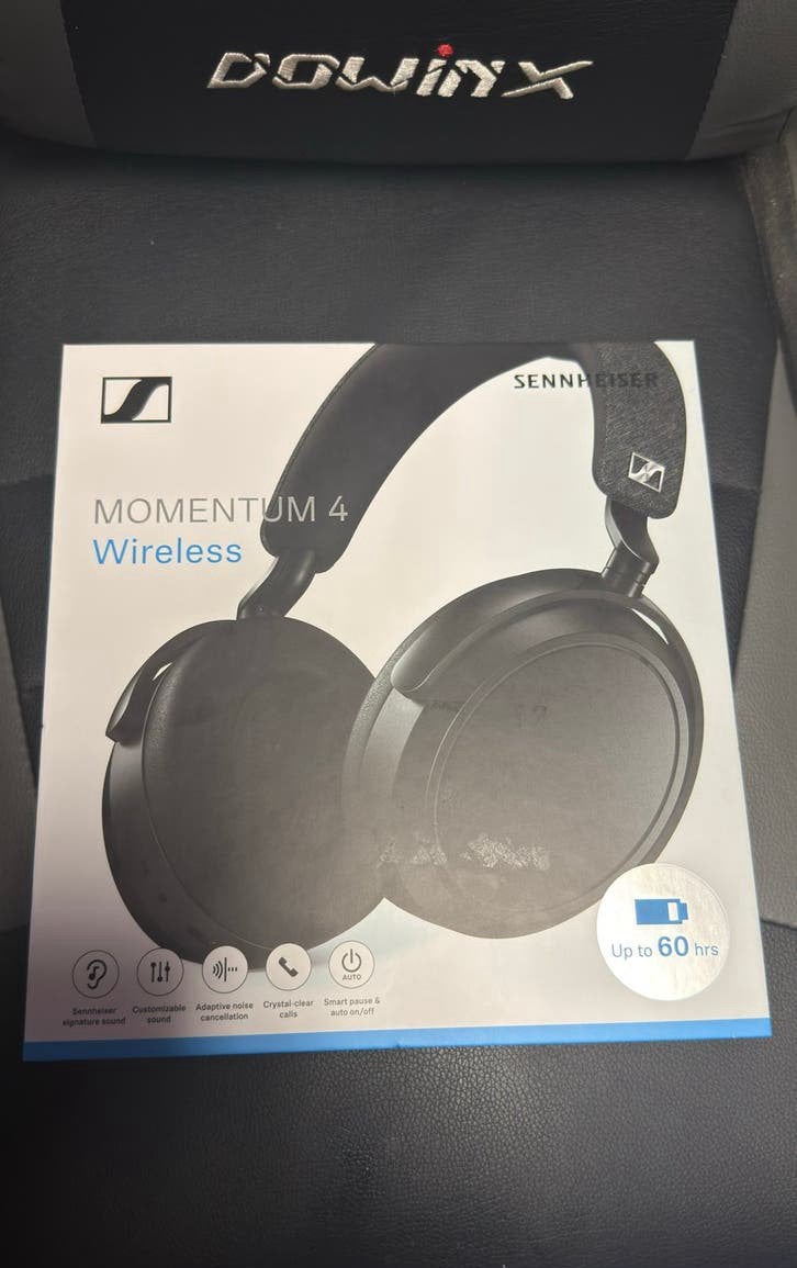 Sennheiser Momentum 4 Wireless koptelefoon, Audio, Tv en Foto, Koptelefoons, Zo goed als nieuw, Over-ear, Sennheiser, Zwart, Bluetooth