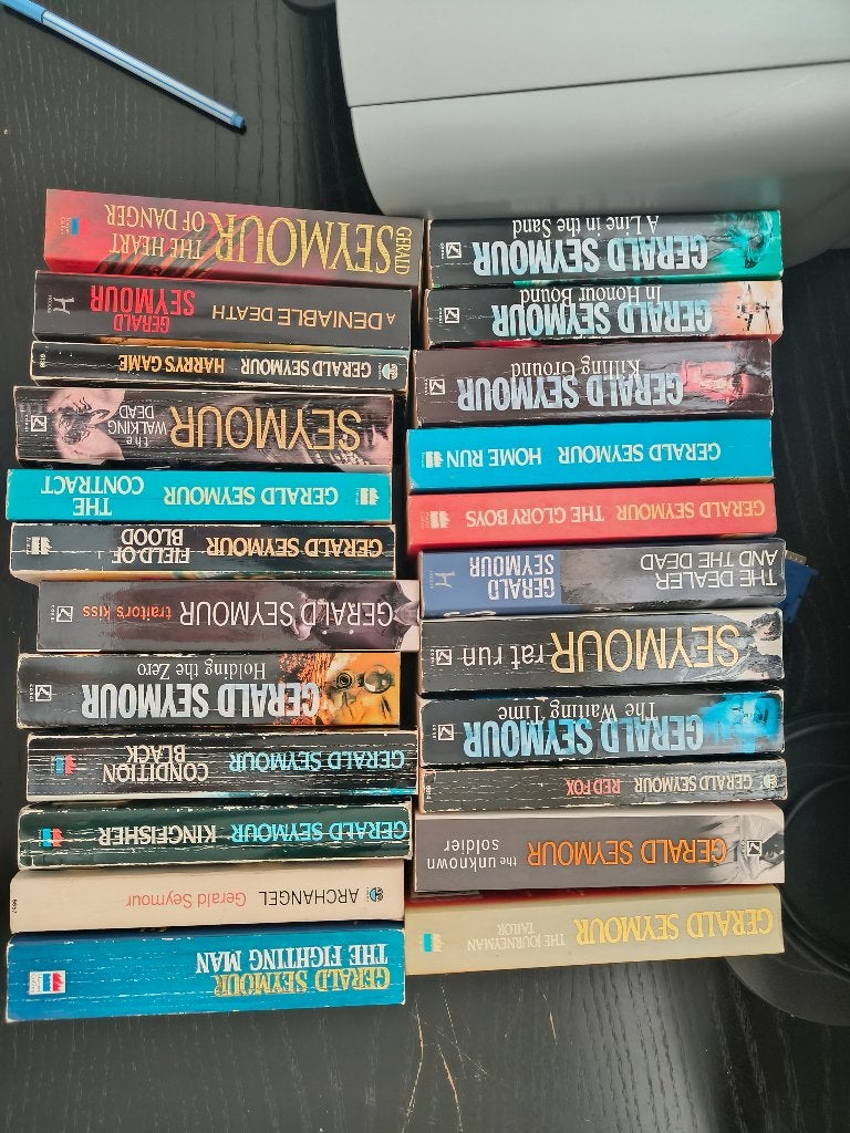 23 engelse boeken van Gerald Seymour, Boeken, Ophalen of Verzenden, Gelezen, Gerald Seymour