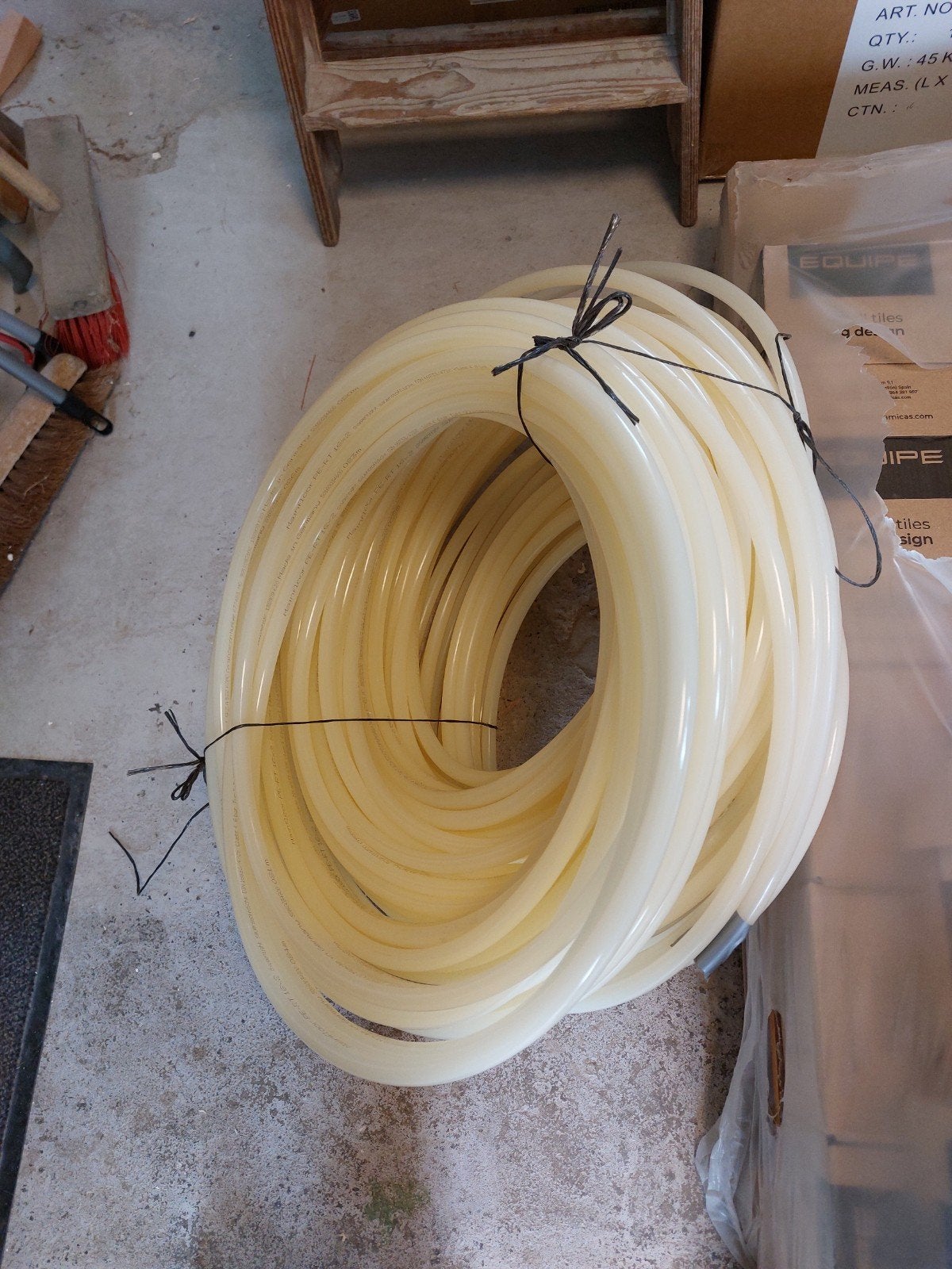 Vloerverwarmingbuizen en noppenplaten met isolatie, Doe-het-zelf en Verbouw, Ophalen, Minder dan 30 cm, Overige typen, Nieuw